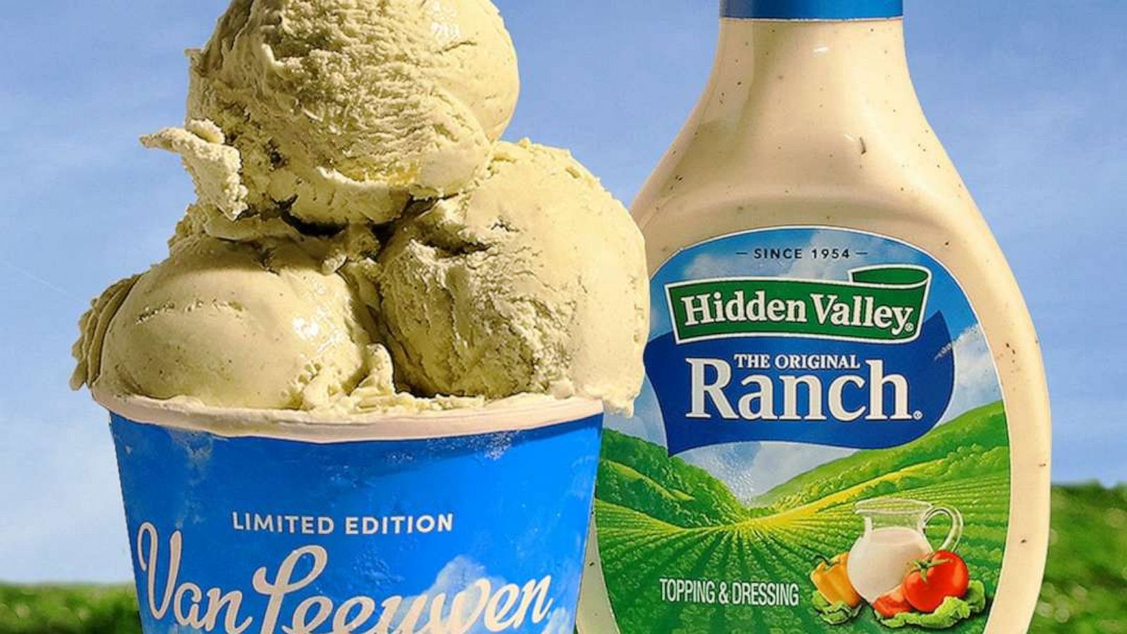 Ranch fans rejoice, there's a new Van Leeuwen, Hidden Valley ice cream  collab for spring - Good Morning America