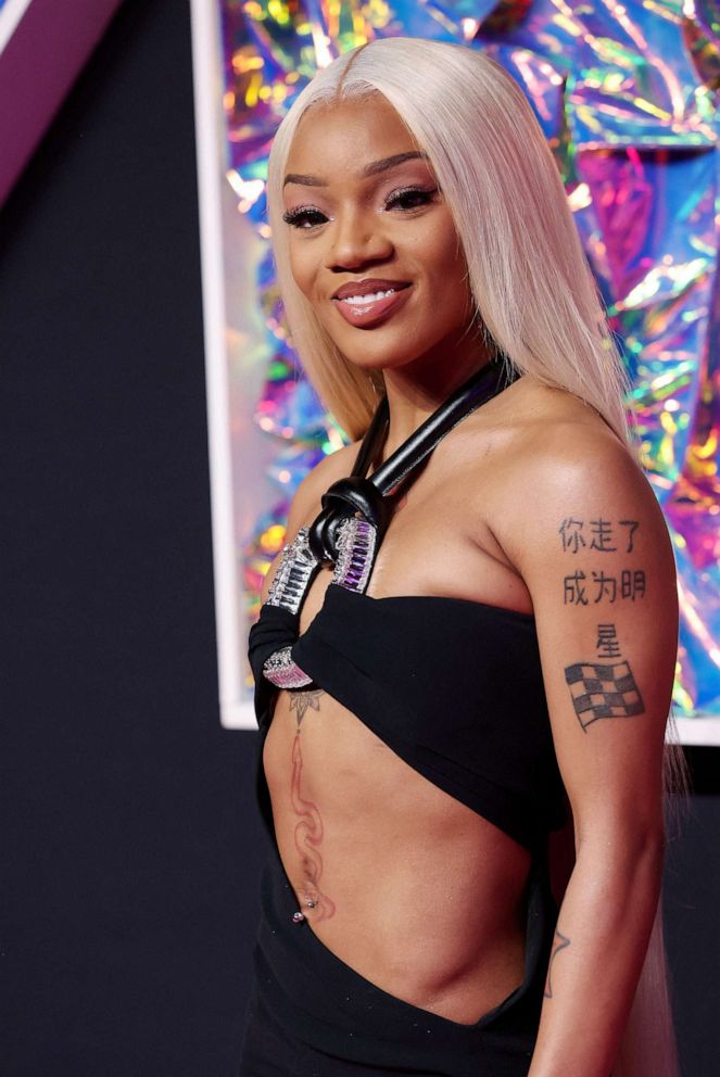 PHOTO: GloRilla attends the 2023 MTV Video Music Awards at the Prudential Center in Newark, N. J., Sept. 12, 2023.