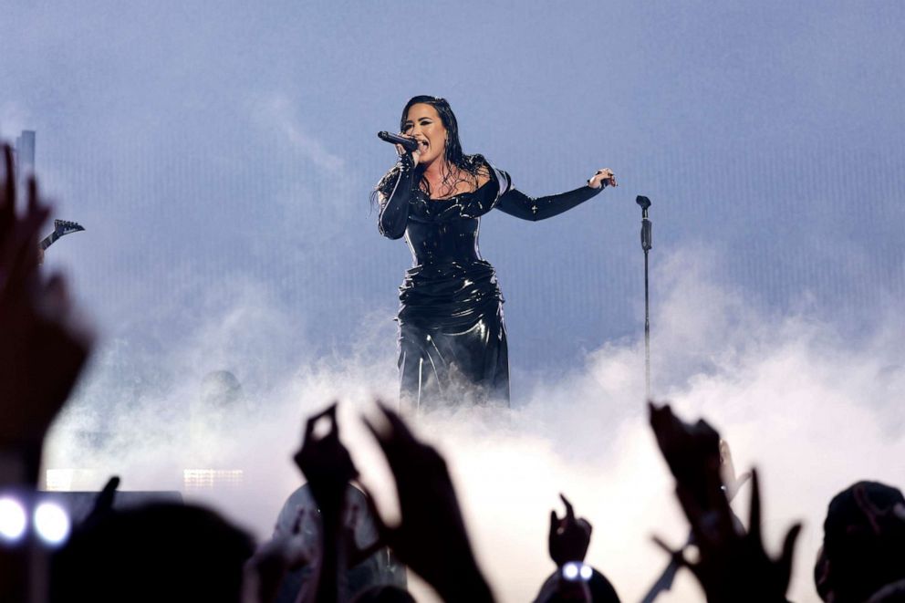 PHOTO: Demi Lovato performs onstage during the 2023 MTV Video Music Awards at Prudential Center on Sept. 12, 2023 in Newark, N.J.