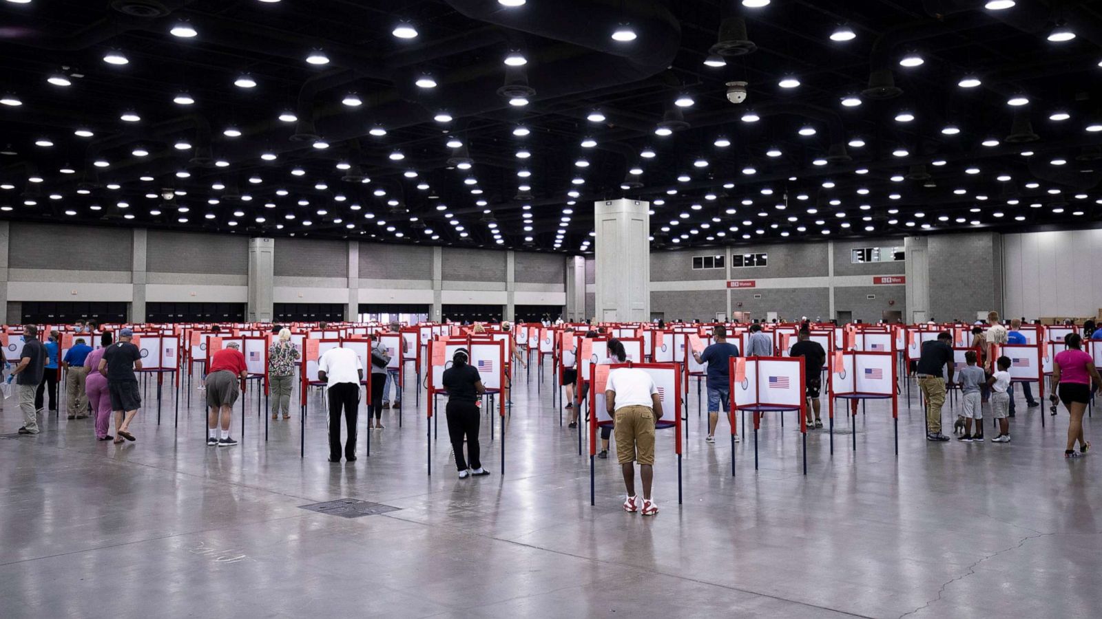 PHOTO: Voters cast their ballots during the primary election on June 23, 2020, in Louisville, KY.