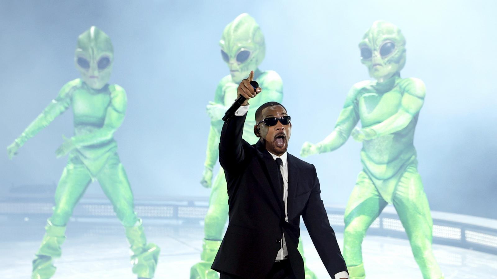 PHOTO: Will Smith performs at the Coachella Stage during the 2024 Coachella Valley Music and Arts Festival at Empire Polo Club on April 14, 2024 in Indio, Calif.