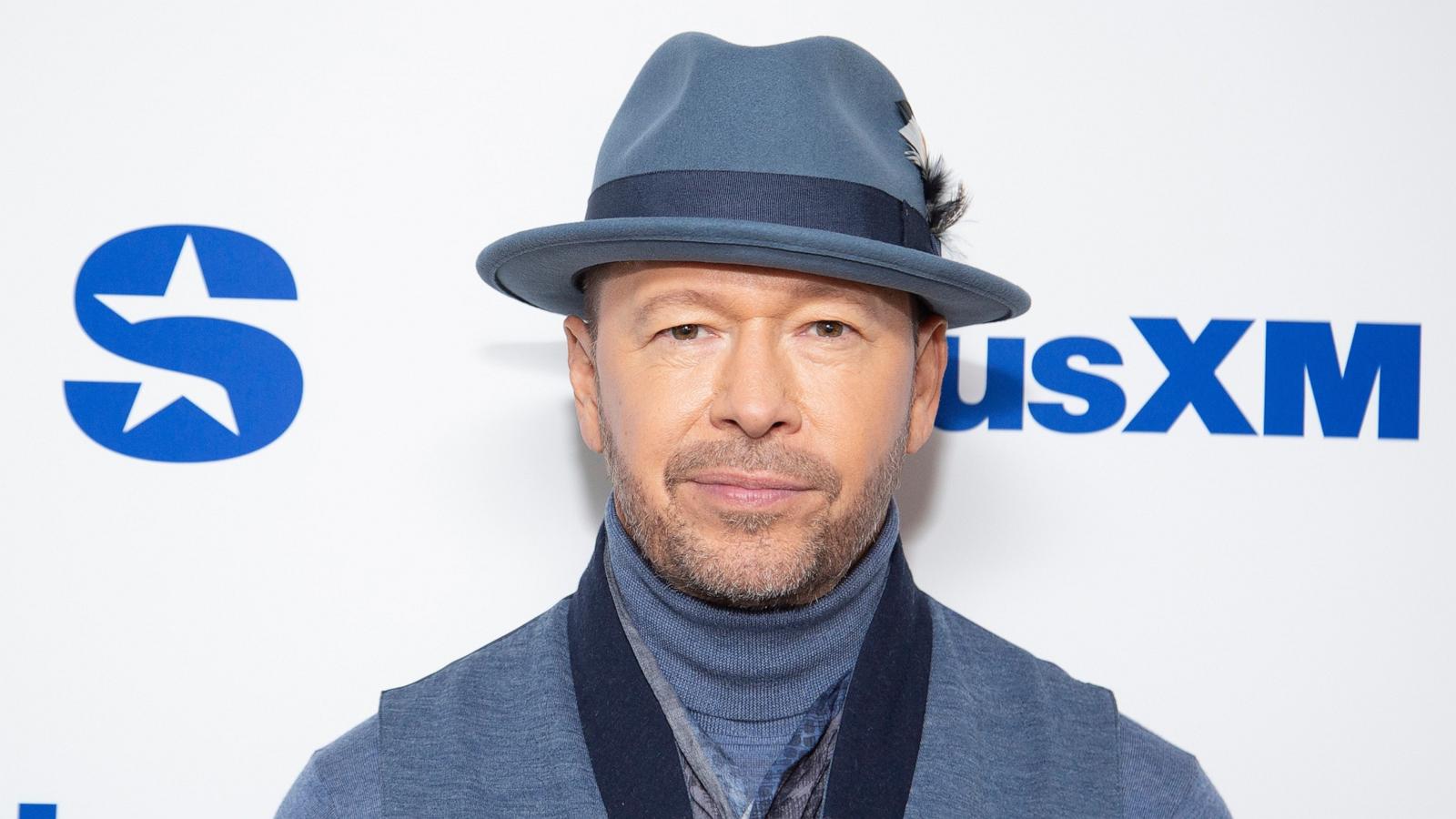 PHOTO: Donnie Wahlberg visits SiriusXM Studios on October 16, 2024 in New York City.