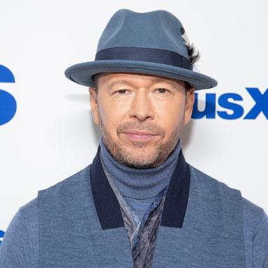 PHOTO: Donnie Wahlberg visits SiriusXM Studios on October 16, 2024 in New York City.