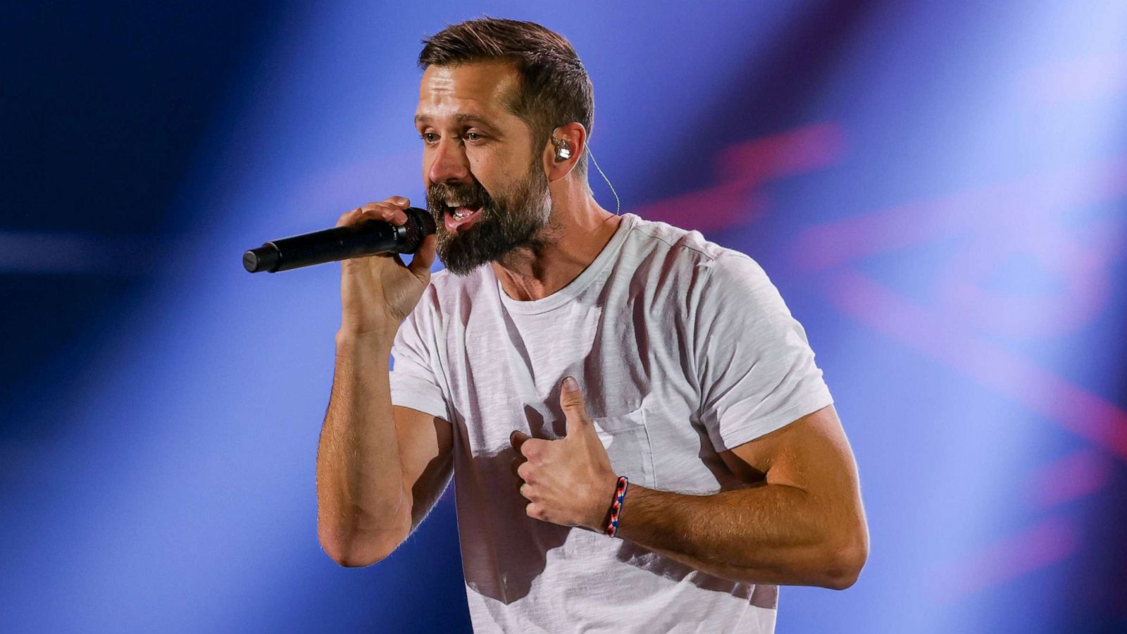 PHOTO: Walker Hayes performs onstage during the 2021 iHeartRadio Music Festival, Sept. 17, 2021, at T-Mobile Arena in Las Vegas.