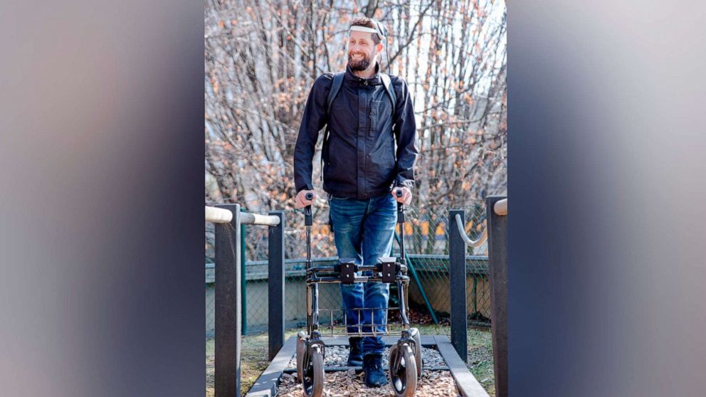 Artificial intelligence used in medical procedure to help paralyzed man walk