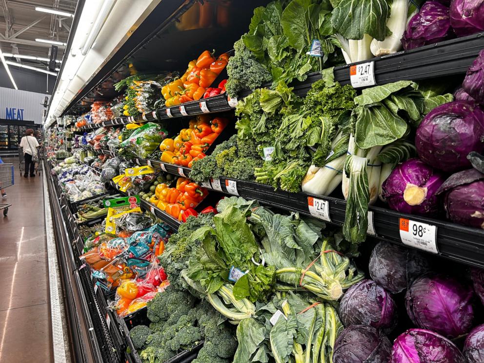 PHOTO: In this undated photo, a Walmart produce aisle is shown in Denver.