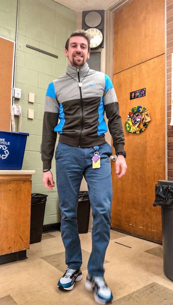 PHOTO: Seth Goshorn poses in his classroom in northeast Ohio in an undated photo.