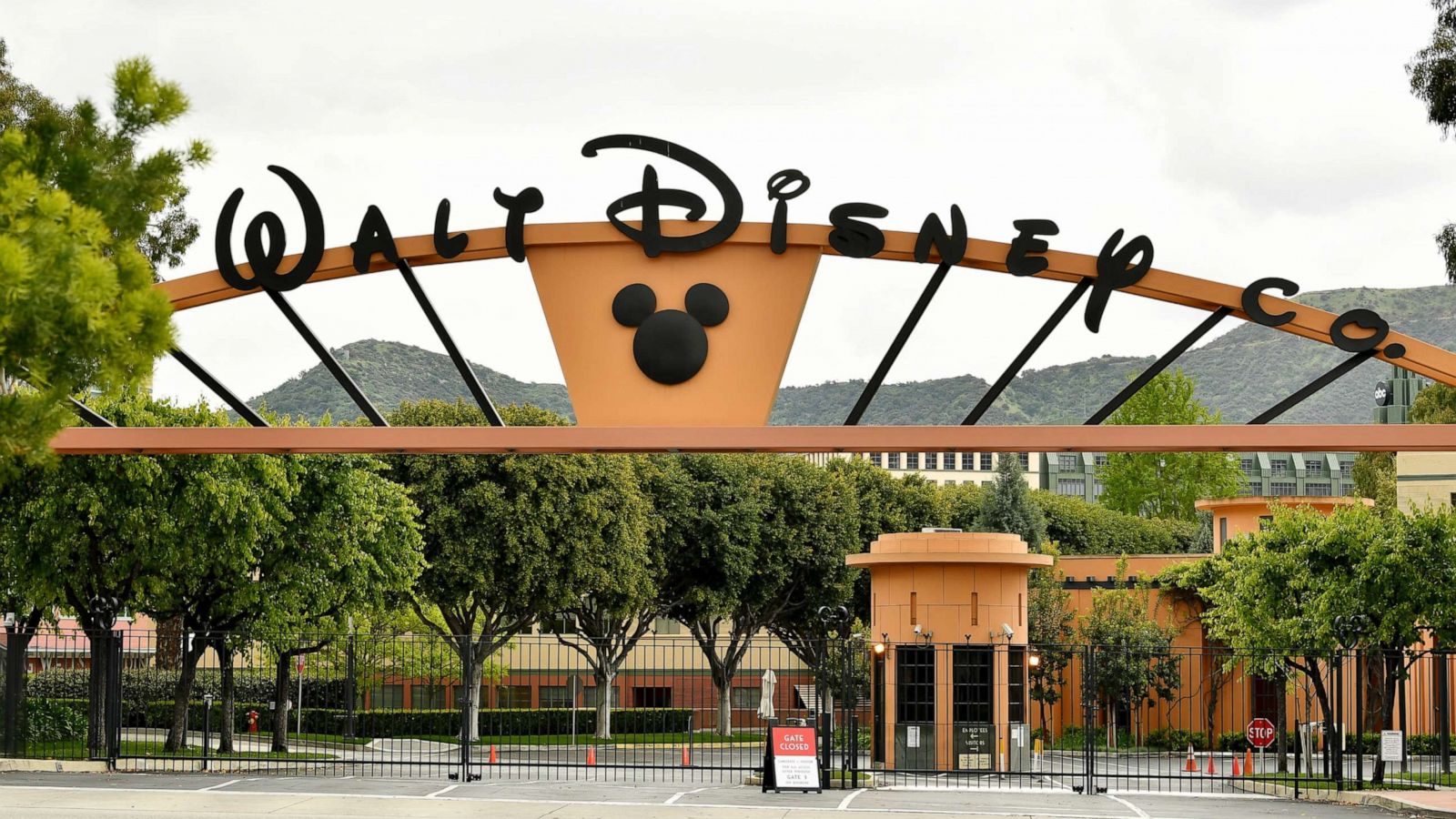 PHOTO: The Walt Disney Studios halt film and TV production amid Coronavirus, April 8, 2020, in Los Angeles.