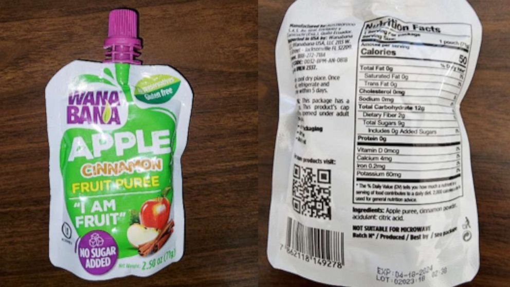 VIDEO: Applesauce pouches recall due to lead contamination