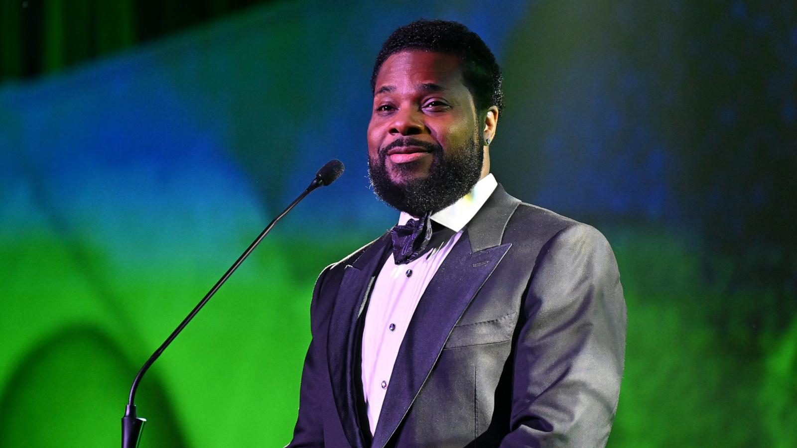 PHOTO: Host Malcolm-Jamal Warner speaks onstage during the 2023 Beloved Community Awards at Hyatt Regency Atlanta on January 14, 2023 in Atlanta, Georgia