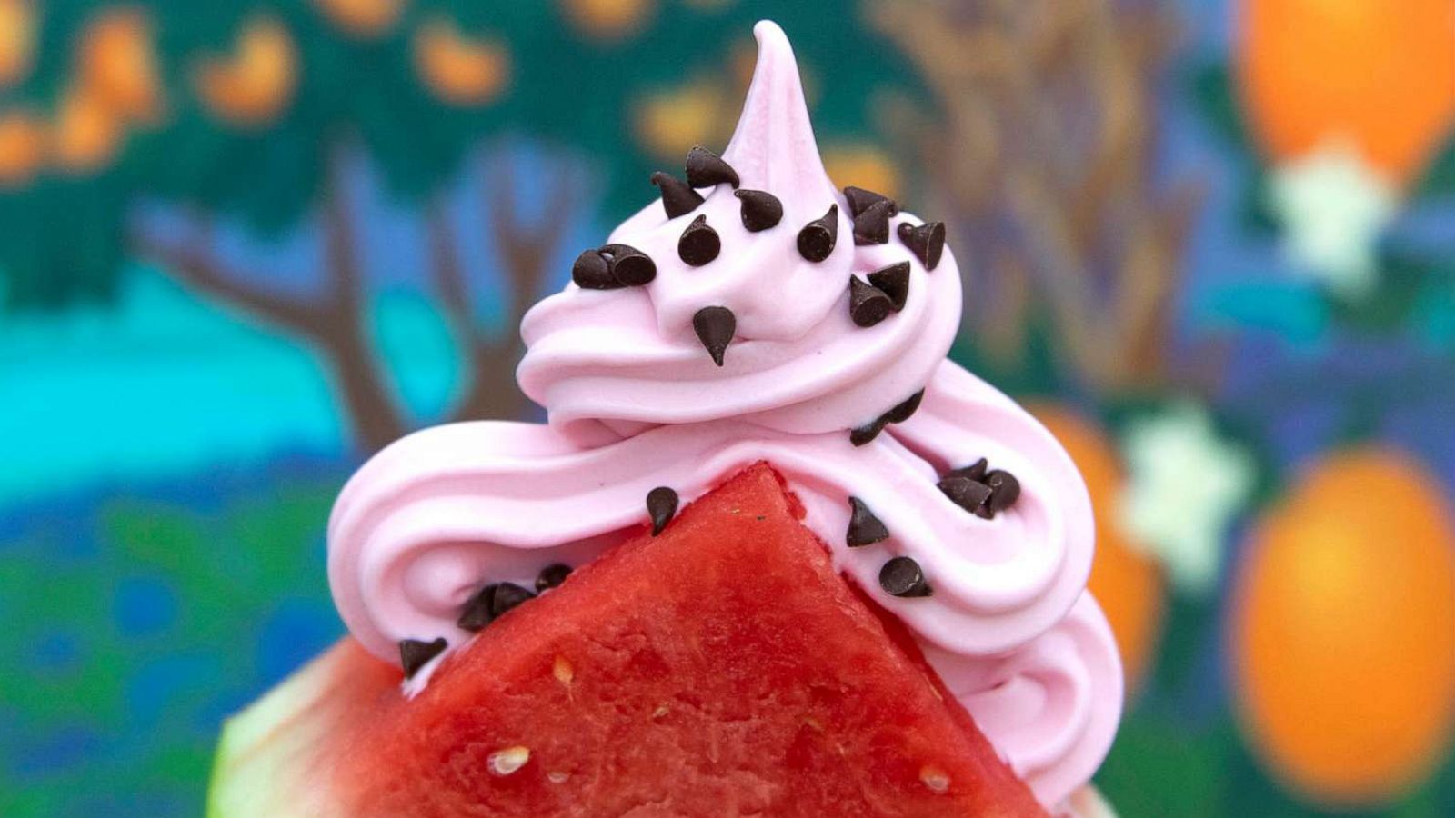 PHOTO: The DOLE Whip watermelon slice is now available at Disney Springs in limited quantities.