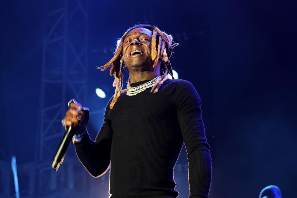 PHOTO: Lil Wayne performs at 2024 Roots Picnic at Fairmount Park, June 1, 2024, in Philadelphia.