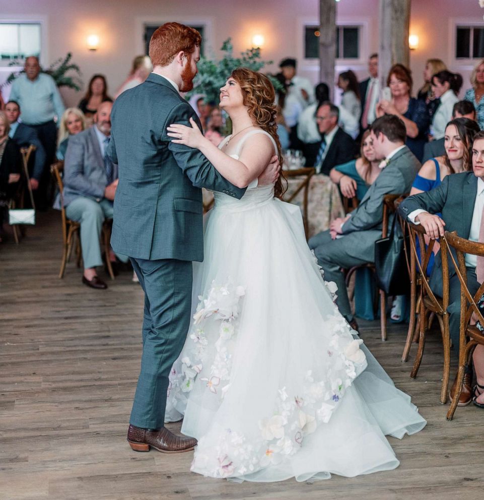 PHOTO: Lauren O'Malley and Jake Woodward wed in Houston, Texas on Oct. 19, 2019.