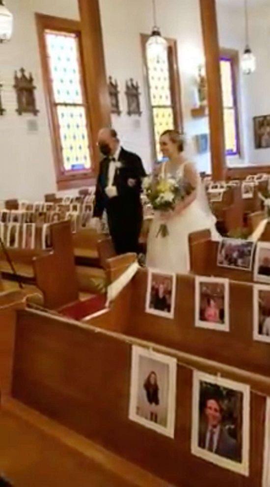 PHOTO: Emergency room nurses Clare Seghers and Mel Keefer said "I do" over the weekend with pictures of family and friends.