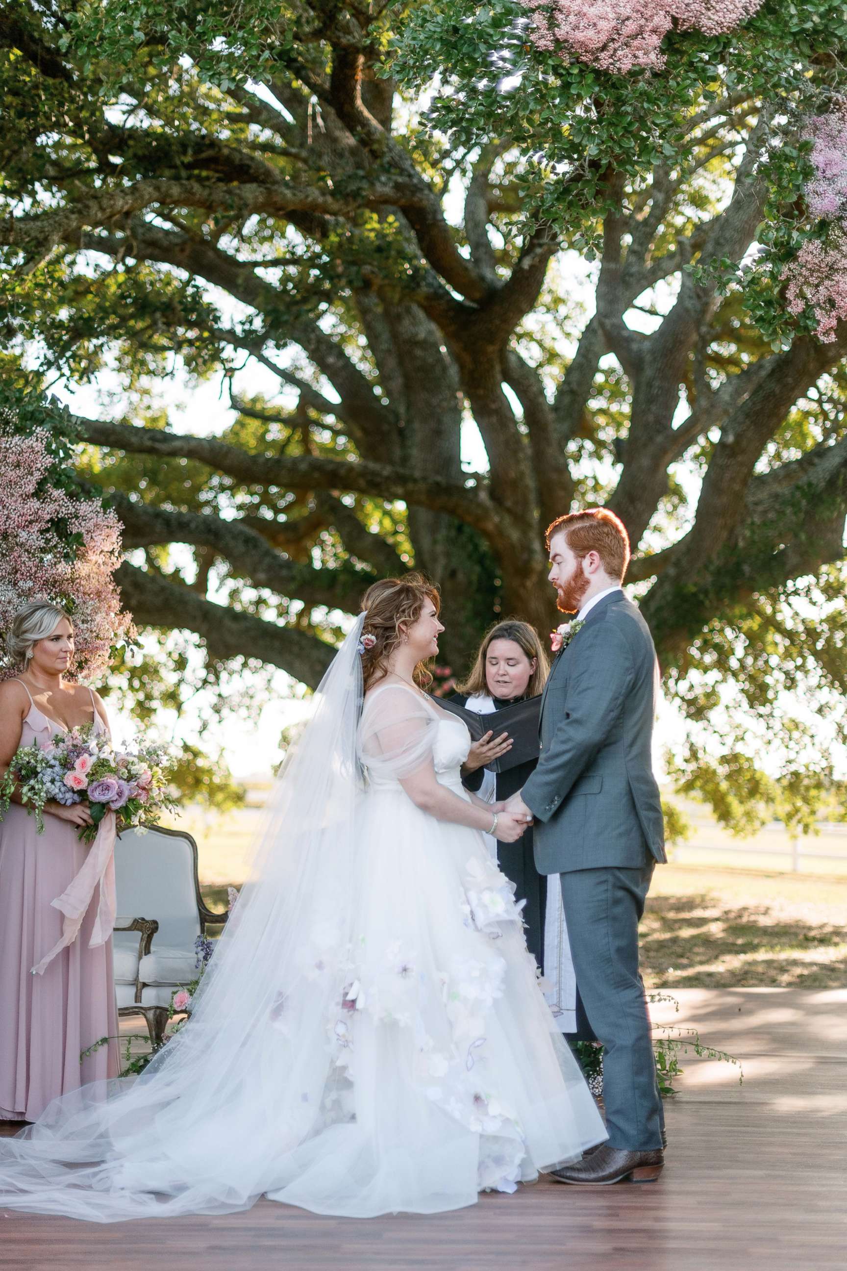 PHOTO: Lauren O'Malley and Jake Woodward wed in Houston, Texas on Oct. 19, 2019.