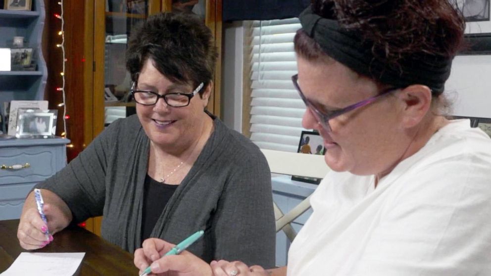 PHOTO: Mary Naklicki, left, took out a loan to help pay for the wedding of her daughter, Dianna Naklicki.