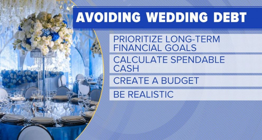 PHOTO: Tips to avoid wedding debt.