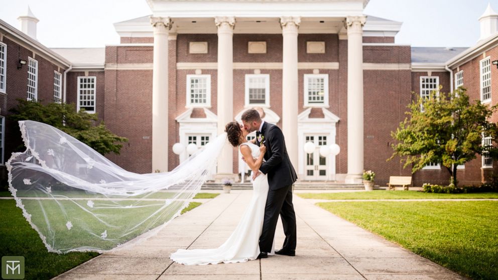 PHOTO: Kimberly Dickstein got married on Sept. 26, 2019, at Haddonfield Memorial High School, where she is an English teacher.