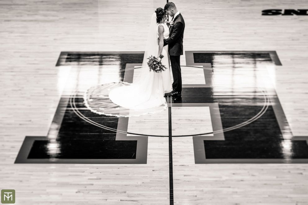 PHOTO: Kimberly Dickstein got married on Sept. 26, 2019, at Haddonfield Memorial High School, where she is an English teacher.