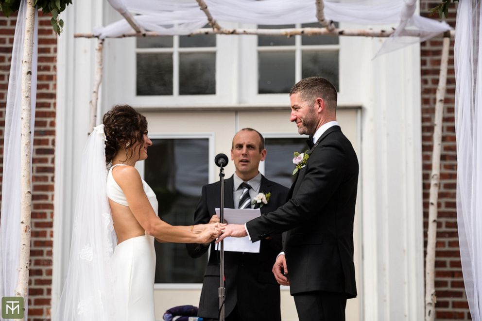 PHOTO: Kimberly Dickstein got married on Sept. 26, 2019, at Haddonfield Memorial High School, where she is an English teacher.