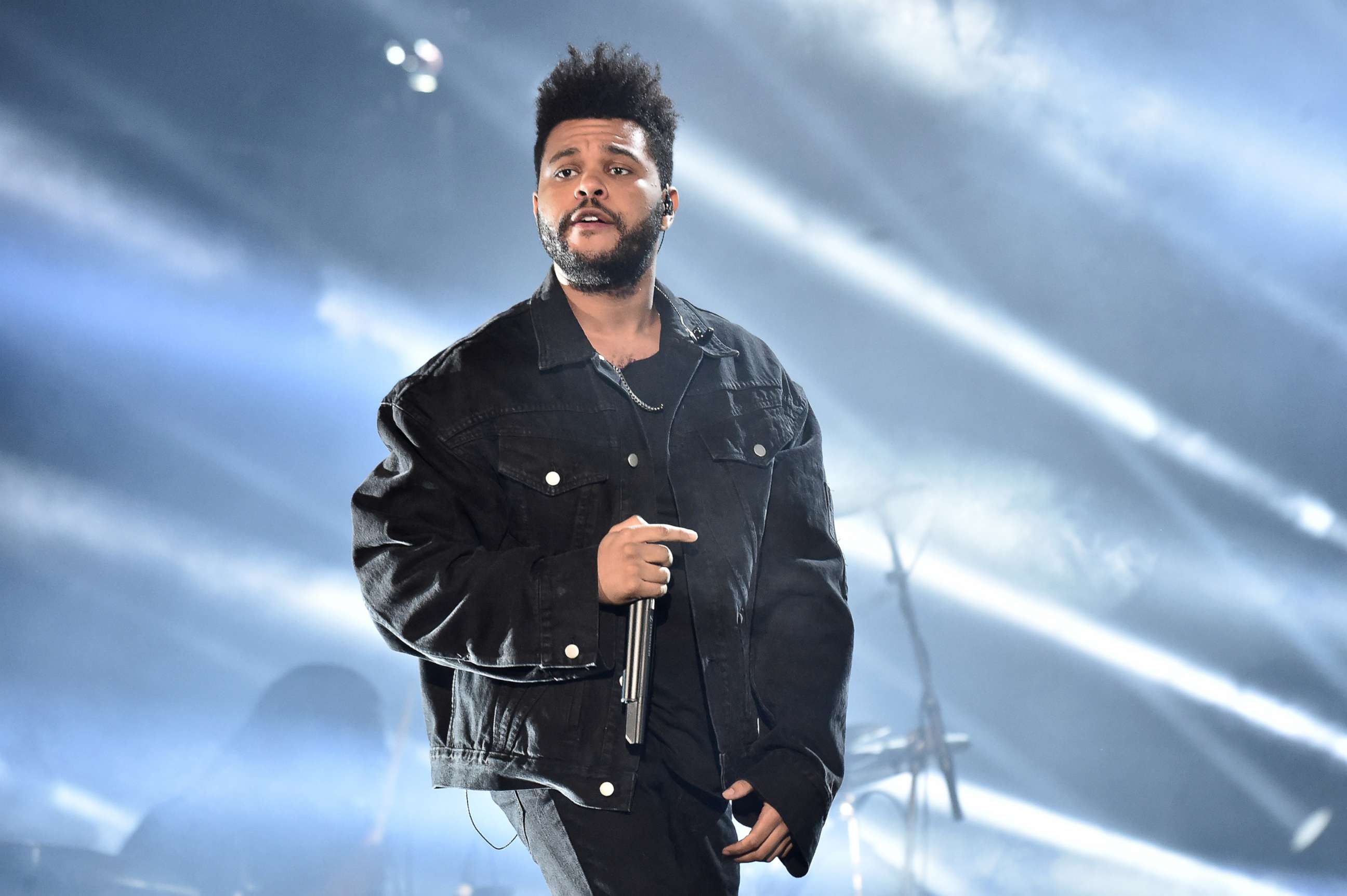 PHOTO: The Weeknd performs onstage during the 2018 Global Citizen Concert at Central Park, Great Lawn, Sept, 29, 2018, in New York. 
