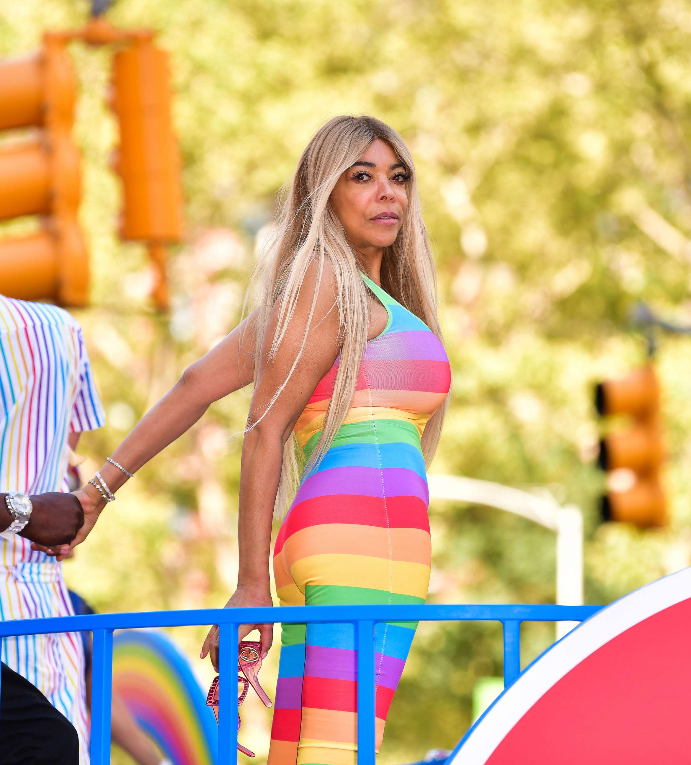 PHOTO: Wendy Williams attends Pride March-WorldPride NYC 2019 on June 30, 2019, in New York.
