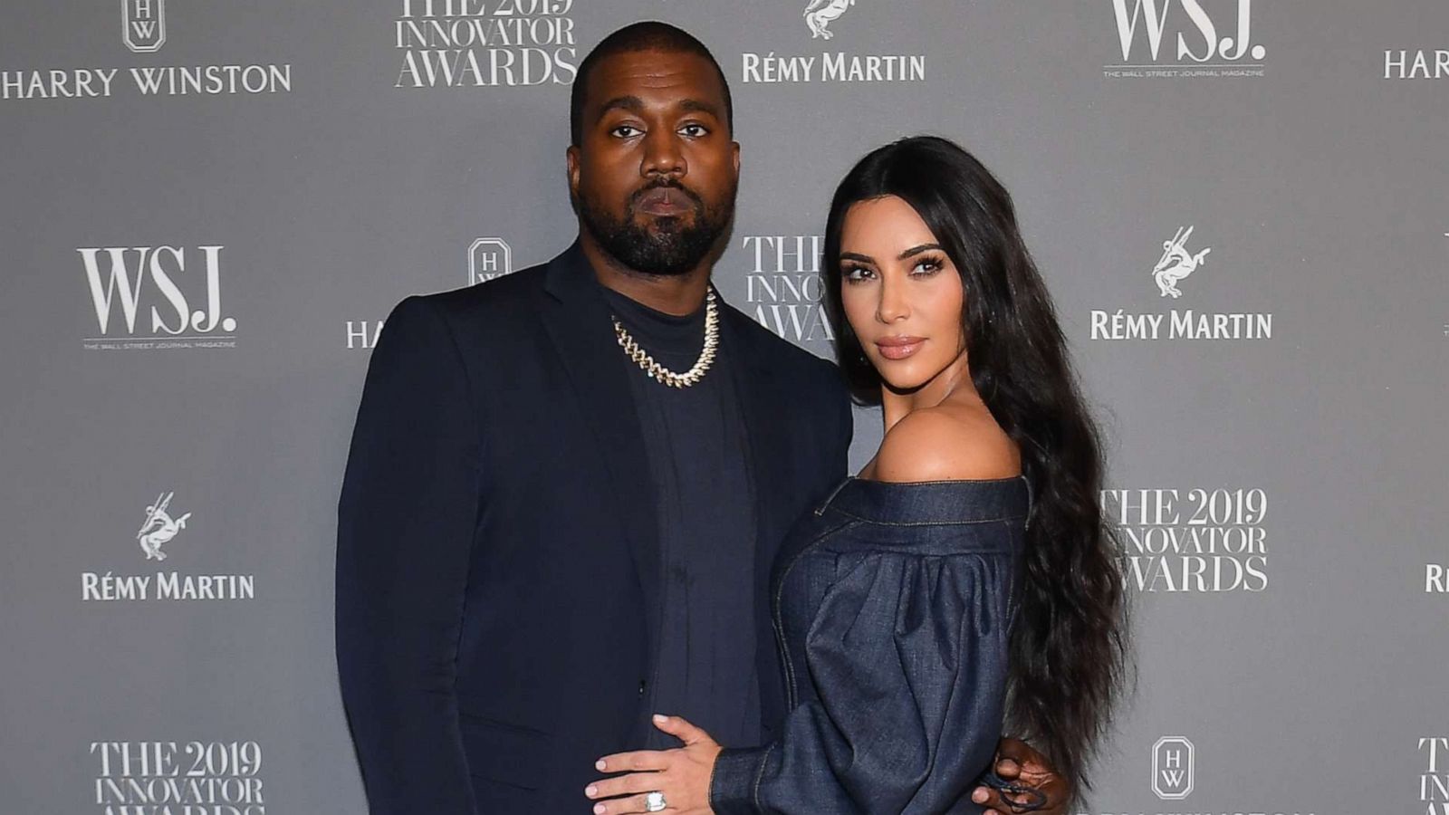 PHOTO: US media personality Kim Kardashian West and husband US rapper Kanye West attend the WSJ Magazine 2019 Innovator Awards at MOMA on November 6, 2019 in New York City.