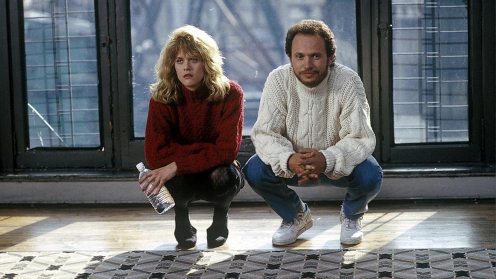 PHOTO: Meg Ryan and Billy Crystal appear in a scene from "When Harry Met Sally," 1989.