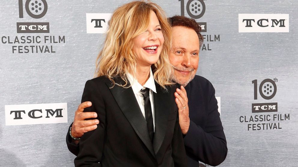 Meg Ryan and Billy Crystal arrive for the 30th Anniversary Screening of "When Harry Met Sally" presented as the Opening Night Gala of the 2019 TCM Classic Film Festival at the TCL Chinese Theatre IMAX in Hollywood, Los Angeles, April 11, 2019.