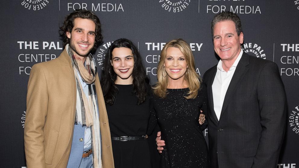 PHOTO: In this Nov. 15, 2017 file photo Nikko Santo Pietro, Gigi Santo Pietro, Vanna White and John Donaldson at The Paley Center for Media in New York City.