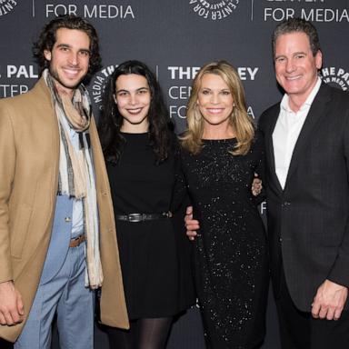 PHOTO: In this Nov. 15, 2017 file photo Nikko Santo Pietro, Gigi Santo Pietro, Vanna White and John Donaldson at The Paley Center for Media in New York City.