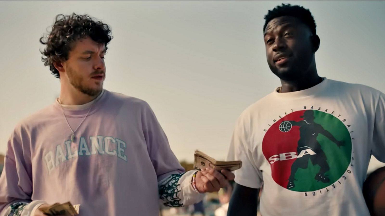 PHOTO: "White Men Can’t Jump," starring Sinqua Walls and Jack Harlow, streams on Hulu on May 19, 2023.