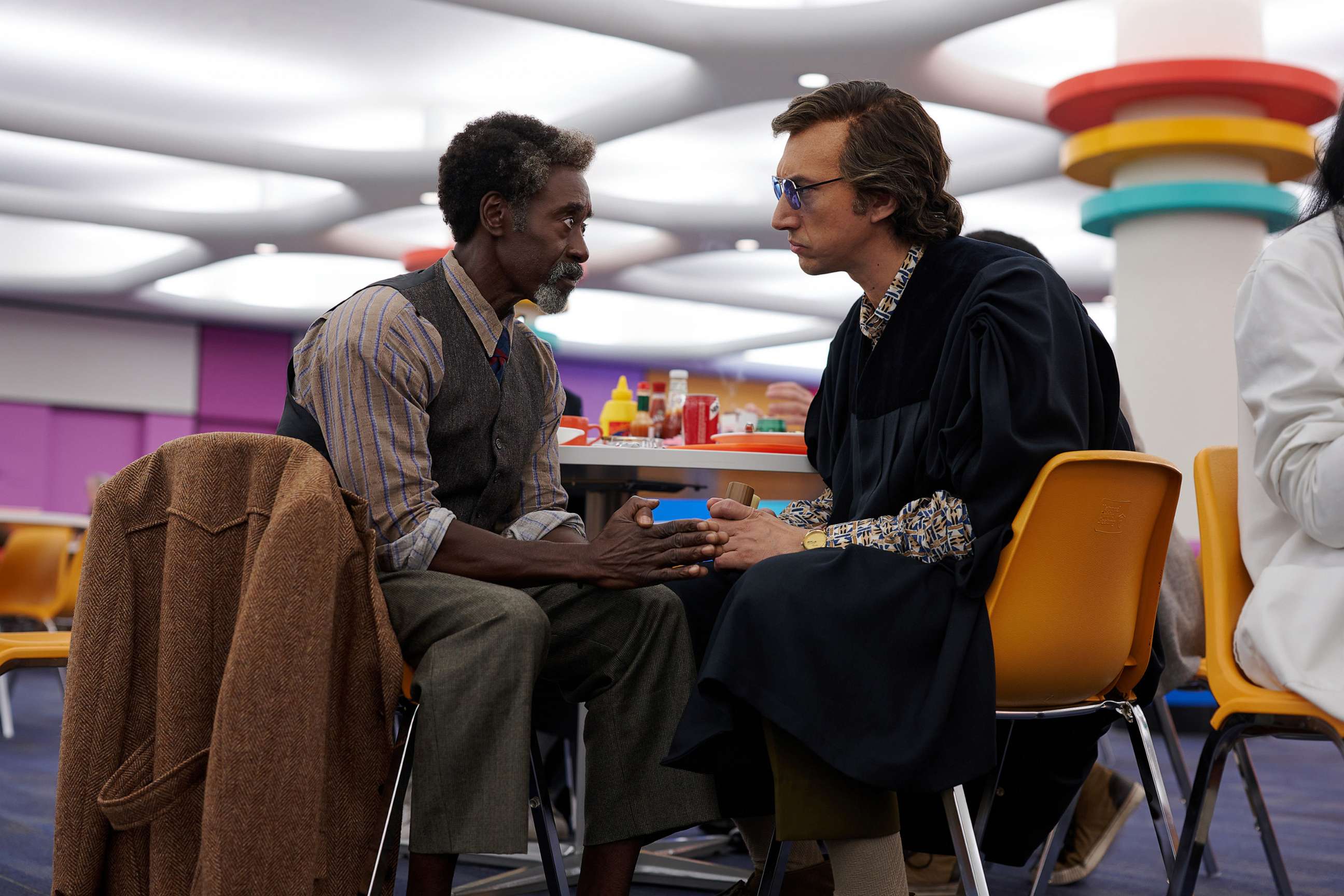 PHOTO:Don Cheadle and Adam Driver star in the Netflix movie, 'White Noise'.