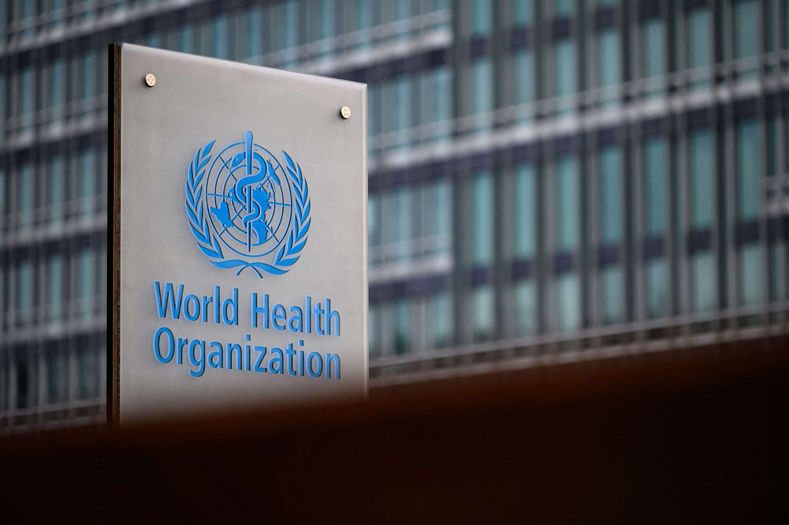 PHOTO: The World Health Organisation (WHO) at their headquarters in Geneva, Dec. 7, 2021.