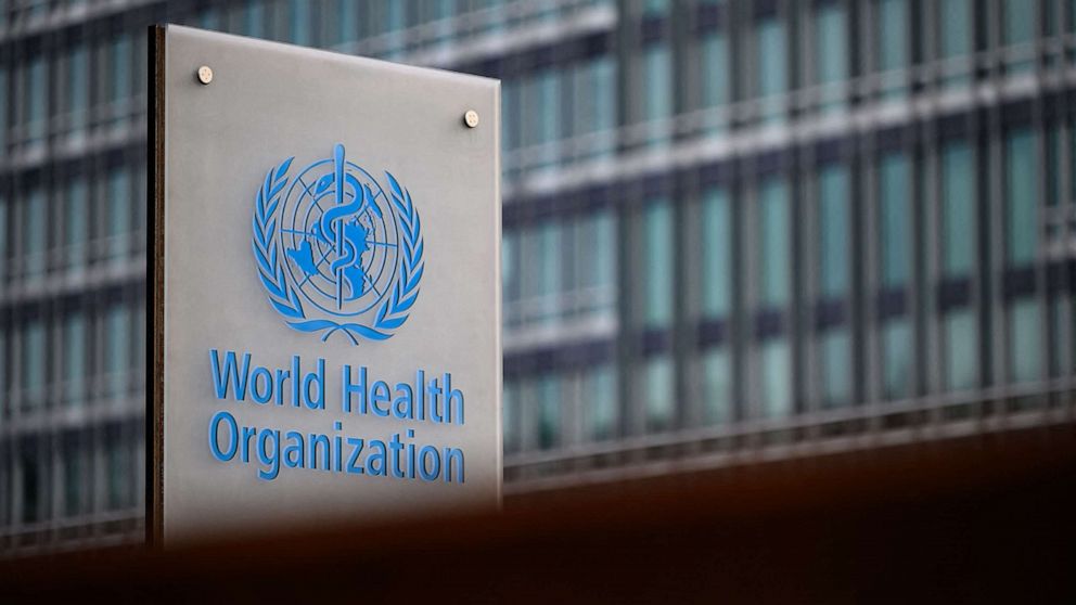 PHOTO: The World Health Organisation (WHO) at their headquarters in Geneva, Dec. 7, 2021.