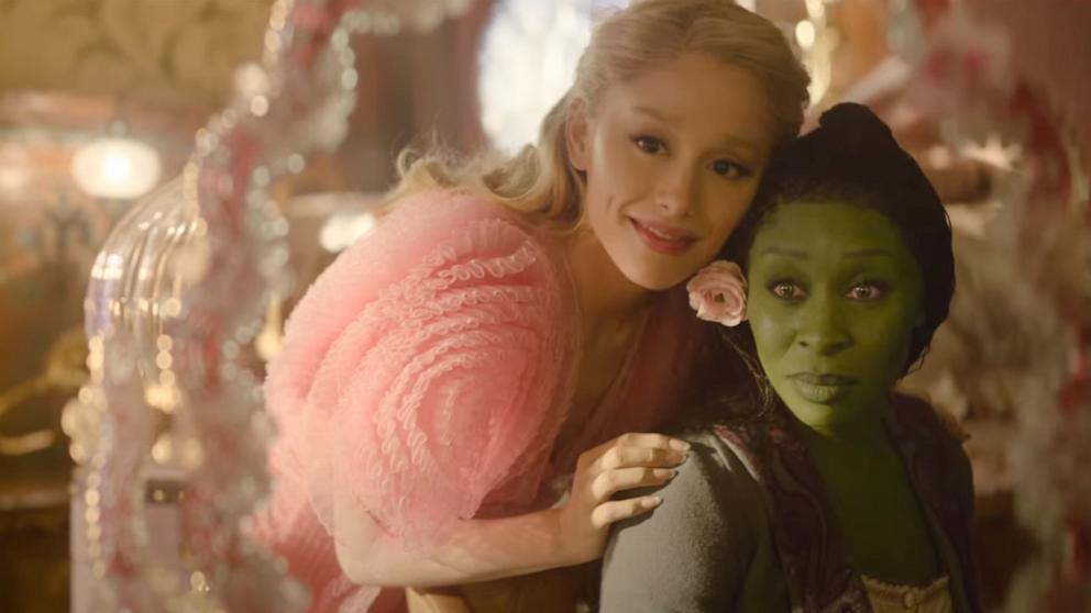 New trailer for 'Wicked' movie, starring Ariana Grande and Cynthia ...