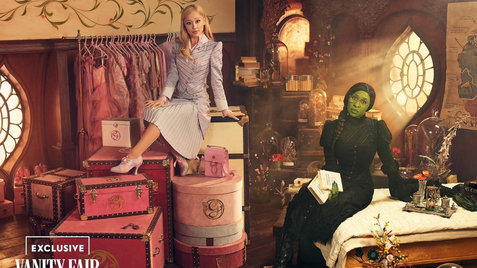 PHOTO: Vanity Fair released this exclusive image of Ariana Grande as Glinda, and Cynthia Erivo as Elphaba in "Wicked."