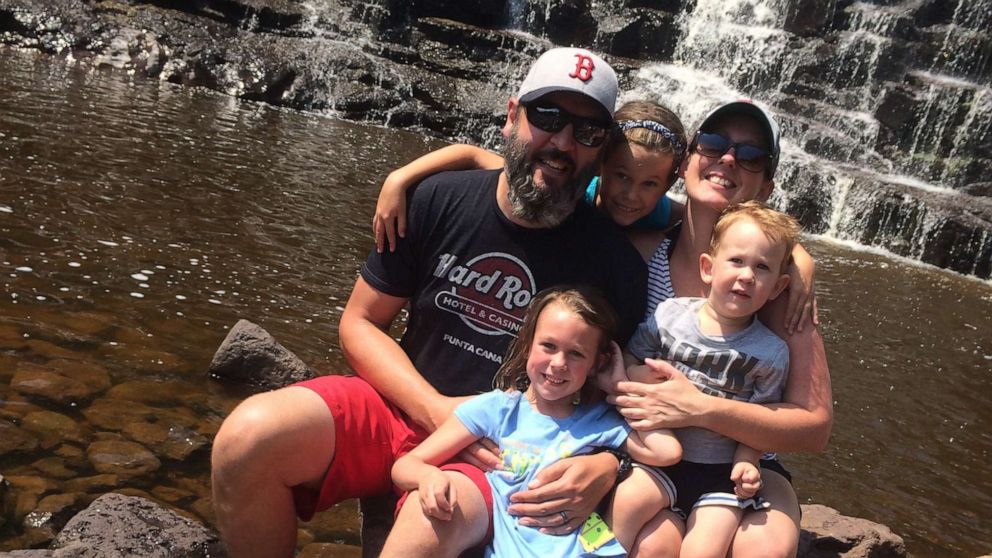 Crystal Sauser and Eric Sauser were married for 13 years. The 43-year-old dental technician from Nebraska -- who was dad to Amelia, 11, Violet, 9, and Benjamin, 5 -- died Feb. 26 after a nearly two-year fight with cancer.