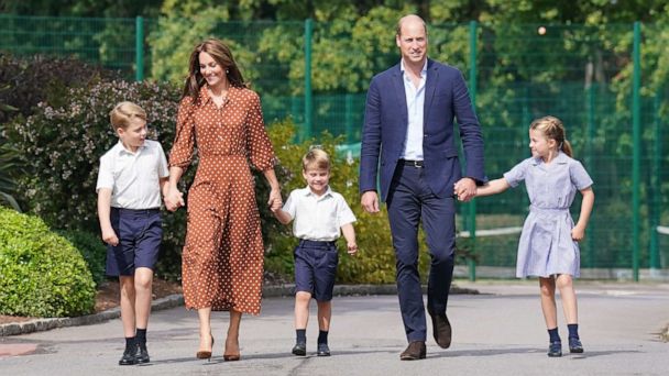 Prince William and Kate's kids have a new last name after Queen Elizabeth II's death - GMA