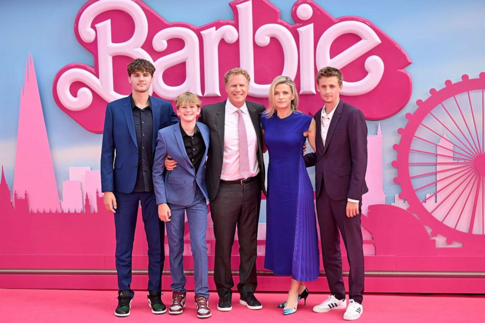 Will Ferrell steps out with wife Viveca, their 3 sons at 'Barbie