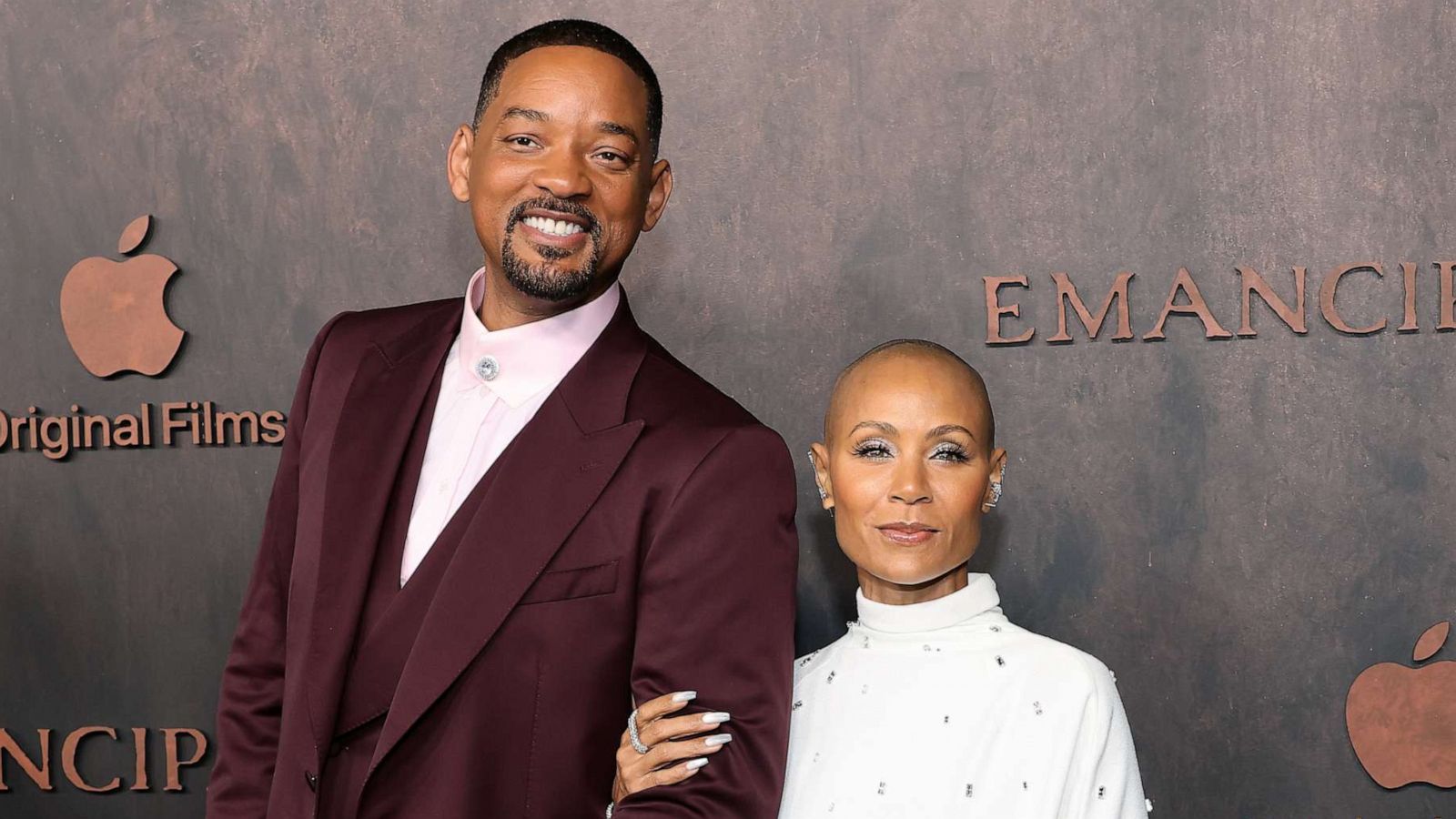 PHOTO: Will Smith and Jada Pinkett Smith attend the "Emancipation" Los Angeles premiere at Regency Village Theatre on Nov. 30, 2022 in Los Angeles.