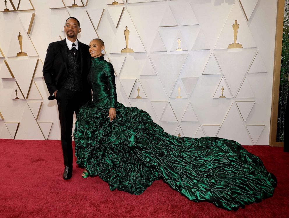 PHOTO: Will Smith and Jada Pinkett Smith attend the 94th Annual Academy Awards at Hollywood and Highland, March 27, 2022 in Hollywood, California.