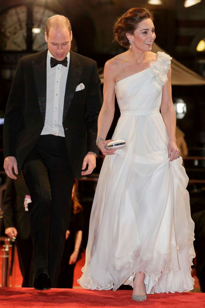 PHOTO: Britain's Prince William, Duke of Cambridge and Britain's Catherine, Duchess of Cambridge arrive for the BAFTA British Academy Film Awards at the Royal Albert Hall in London, Feb. 10, 2019.