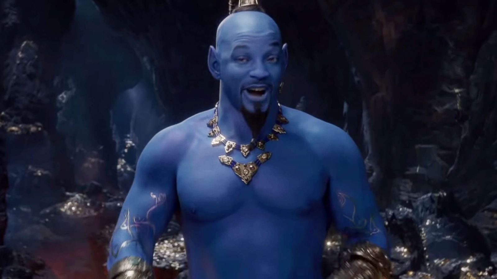 PHOTO: Will Smith appears on "Aladdin" in this image grab from the movie trailer.