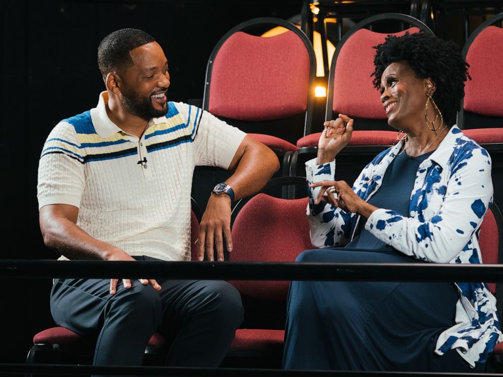 PHOTO: Will Smith sits with Janet Hubert in a promotional image released for the, "The Fresh Prince of Bel-Air Reunion," on HBO Max.