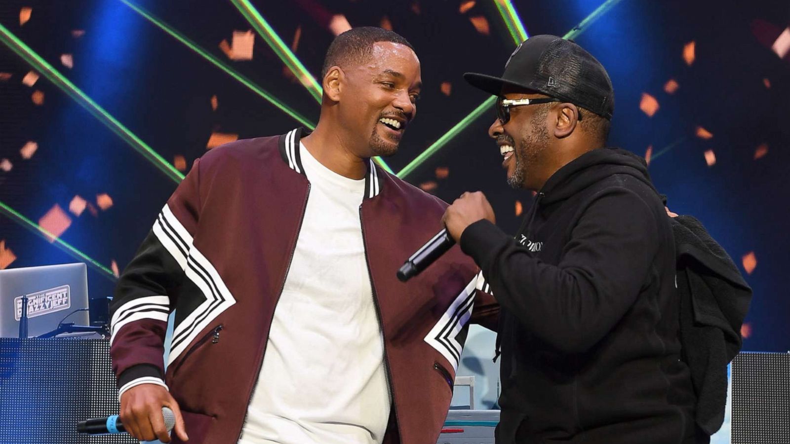 PHOTO: Will Smith and DJ Jazzy Jeff perform on stage, on September 25, 2019, in Budapest, Hungary.