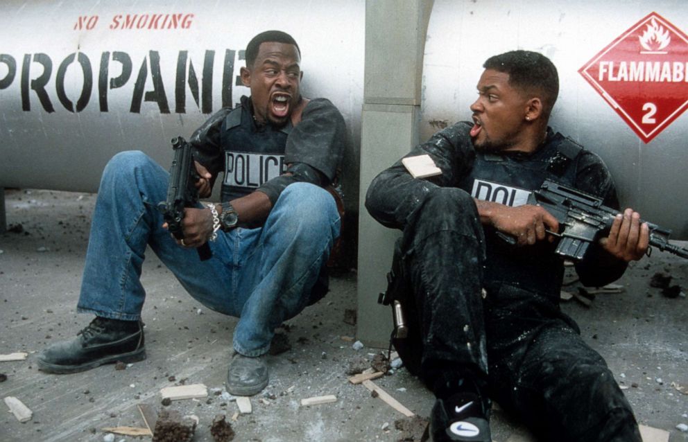 PHOTO: Martin Lawrence and Will Smith are shown in a scene from the 1995 film "Bad Boys." 
