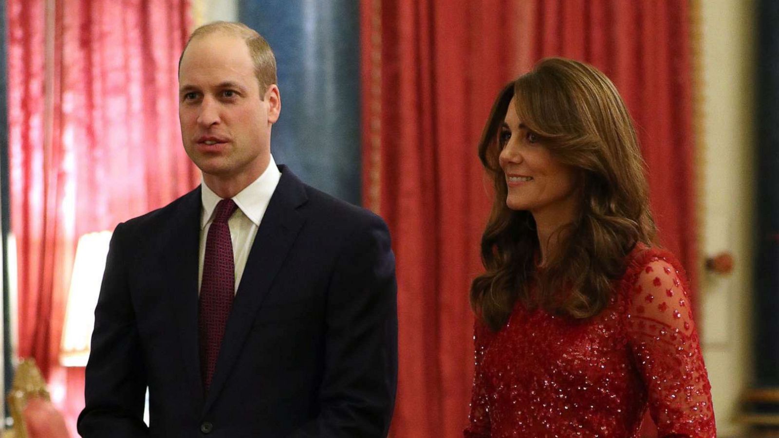 PHOTO: The Duke and Duchess of Cambridge are shown at a reception at London's Buckingham Palace to mark the UK-Africa Investment Summit, Jan. 20, 2020.