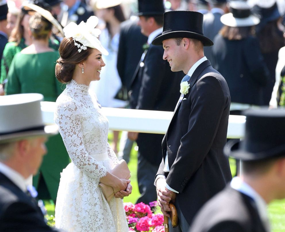 PHOTO: Catherine, Duchess of Cambridge and Prince William, Duke of Cambridge attend Royal Ascot 2017 at Ascot Racecourse on June 20, 2017, in Ascot, England.