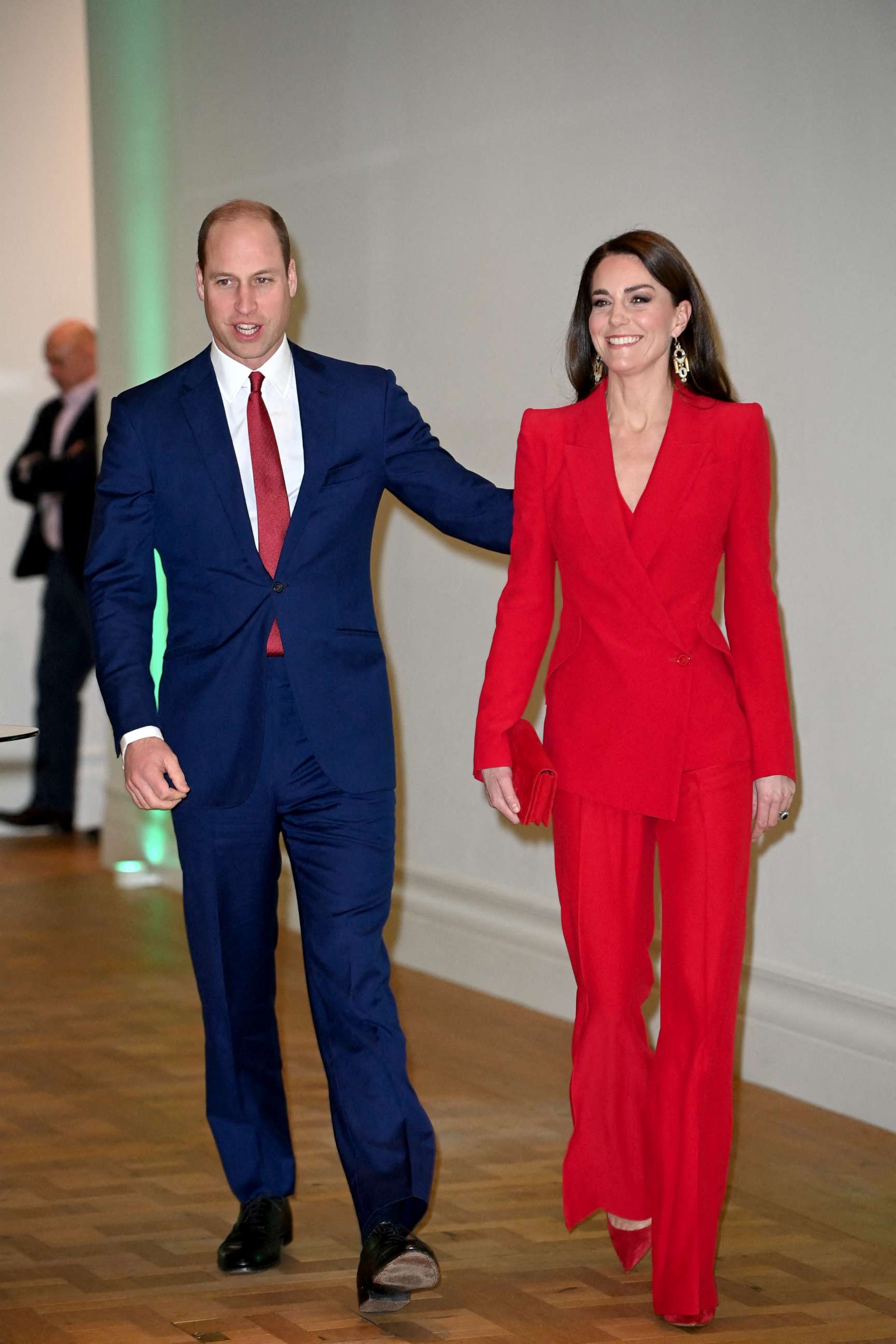 PHOTO: Britain's Prince William, Prince of Wales, and Catherine, Princess of Wales, attend a pre-campaign launch event, hosted by The Royal Foundation Centre for Early Childhood, at BAFTA in central London, January 30, 2023.